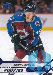2020-21 Overtime Rookie Blue Bowen Byram Colorado Avalanche #118